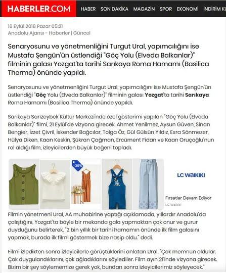 Turgut Ural set ve yapım galerisi