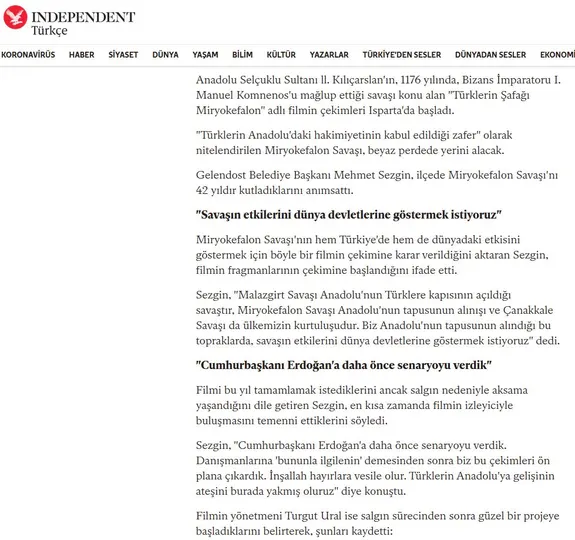 Turgut Ural set ve yapım galerisi